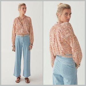 Maison Hotel Lina Blouse Elvis Paisley